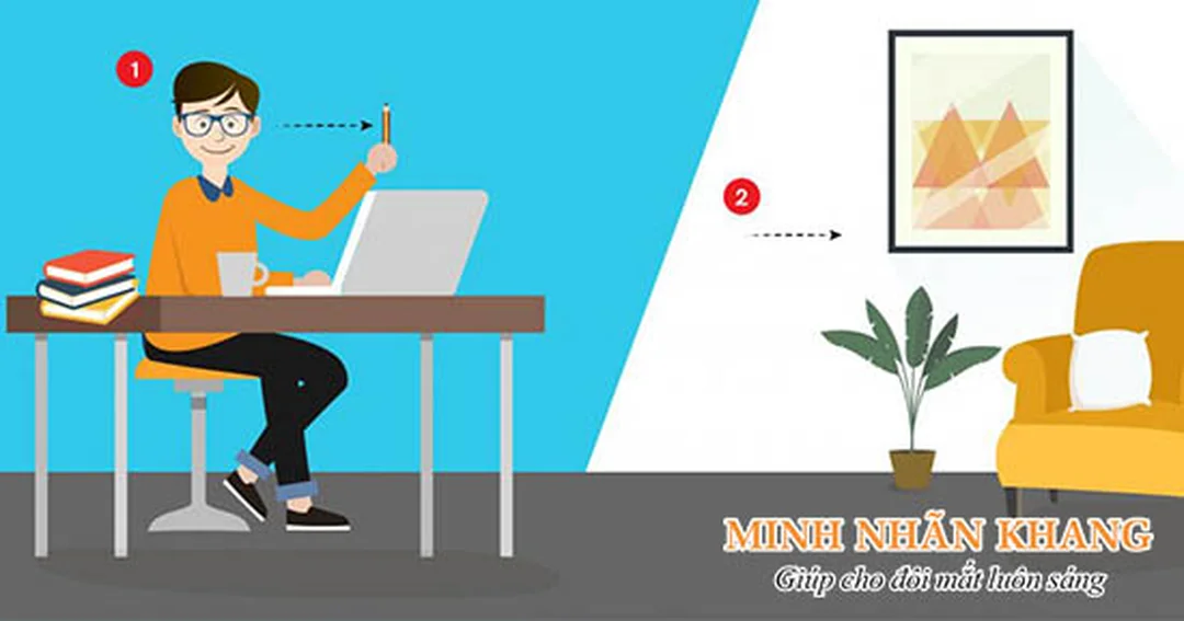Cách hết cận thị với bài tập nhìn trọng tâm bằng bút chì cách hết cận thị với bài tập nhìn trọng tâm bằng bút chì