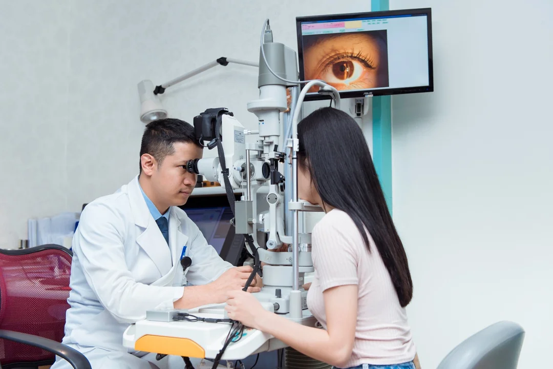 Đánh giá thông số mắt ở người cận thị nặng cận thị nặng cần đánh giá thông số mắt trước điều trị