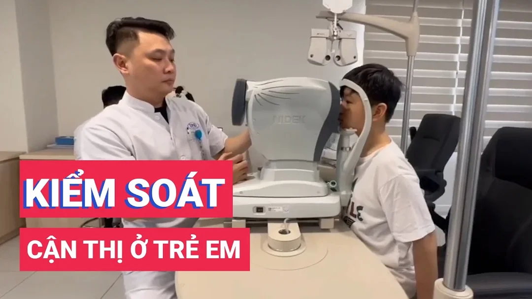 Làm gì để kiểm soát cận thị ở trẻ em
