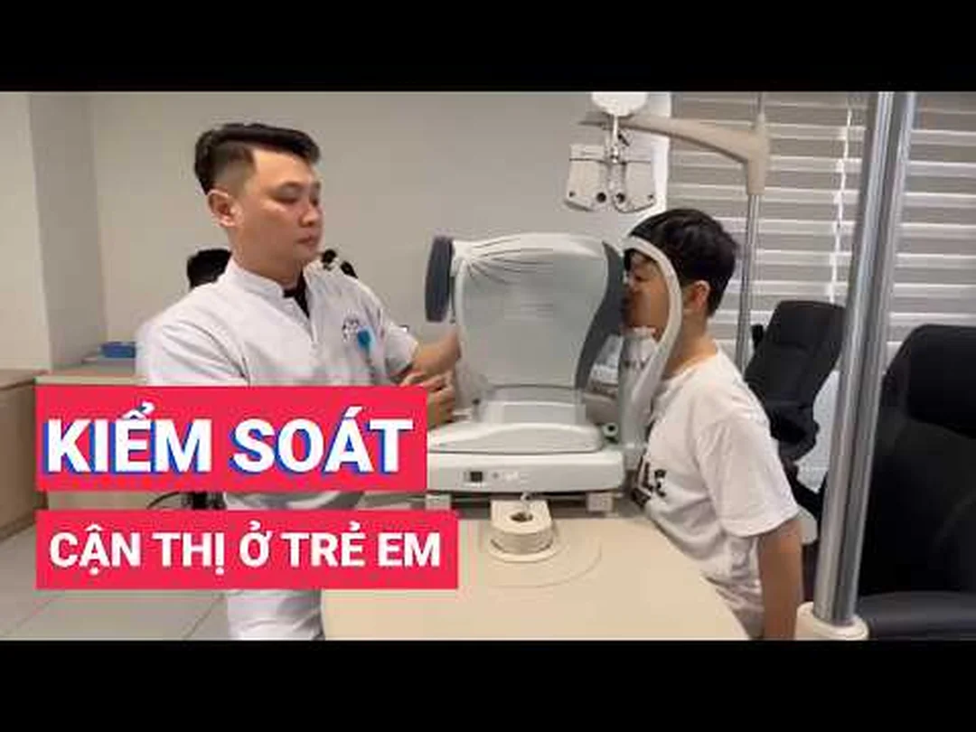 Làm gì để kiểm soát cận thị ở trẻ em
