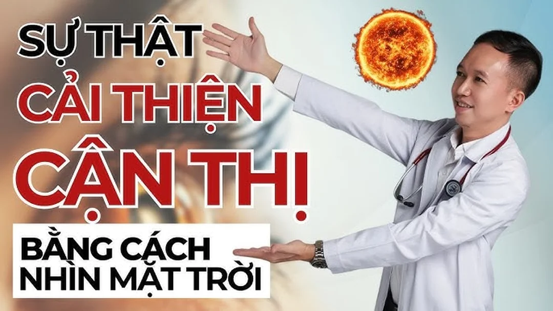 Video bác sĩ chia sẻ về dinh dưỡng và kiểm soát cận thị