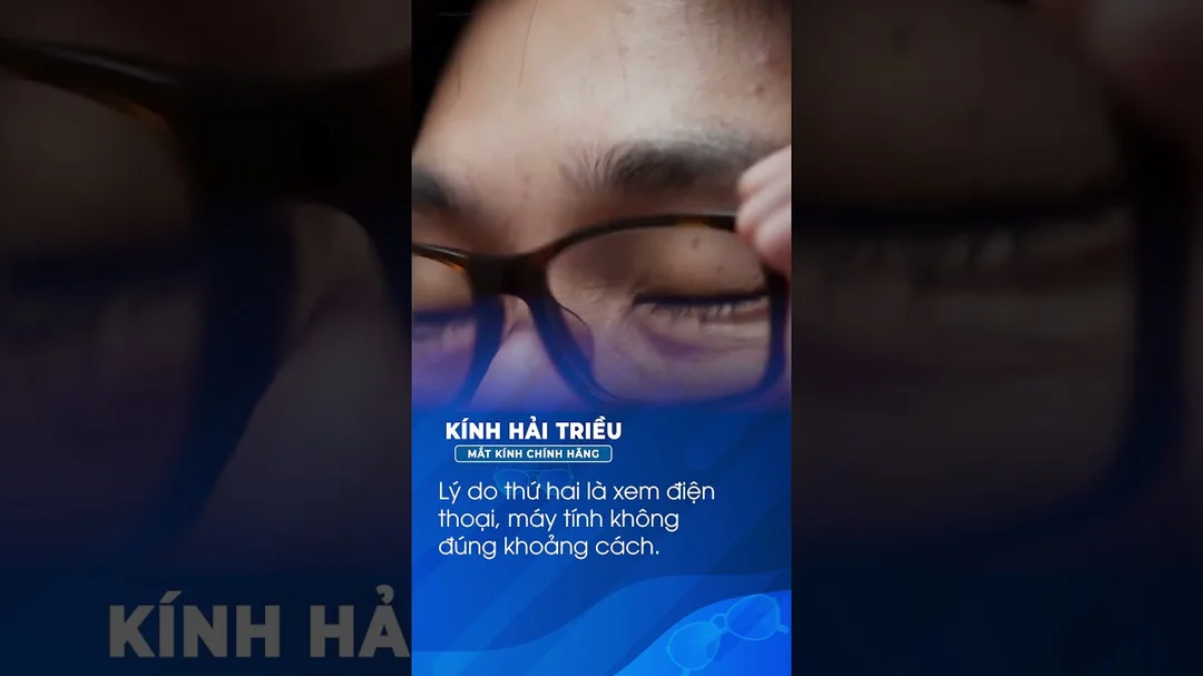 Video giải thích thói quen làm tăng các mức độ cận thị