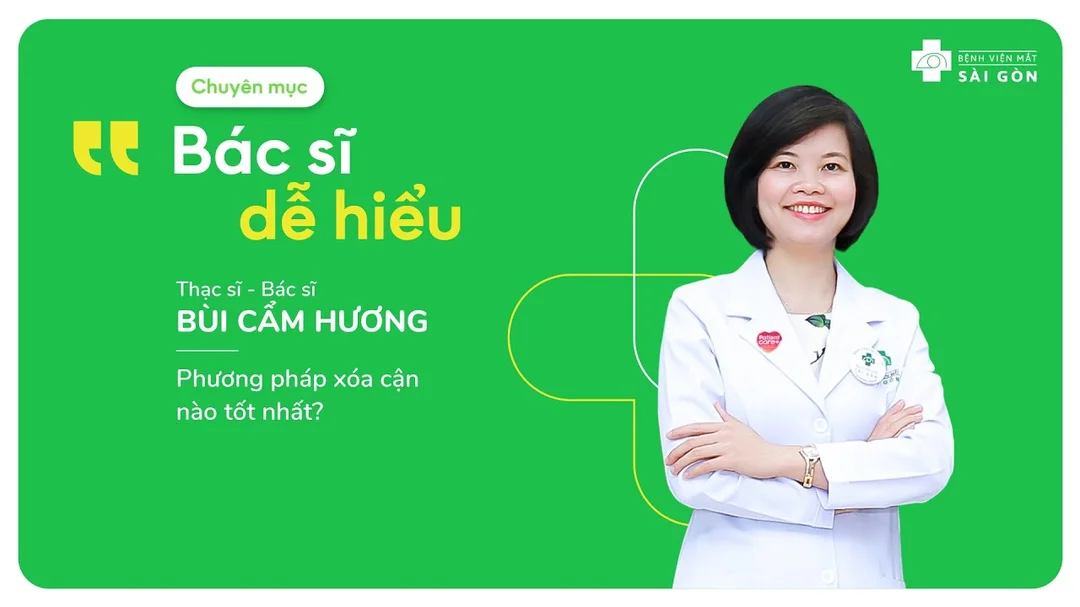 Video so sánh các phương pháp mổ cận thị