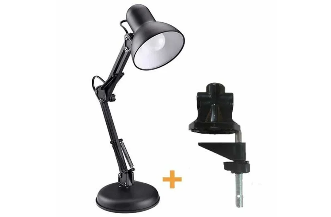 Đèn học kẹp bàn chống cận thị kiểu tay đòn đèn học kẹp bàn chống cận thị kiểu tay đòn linh hoạt cho bàn học