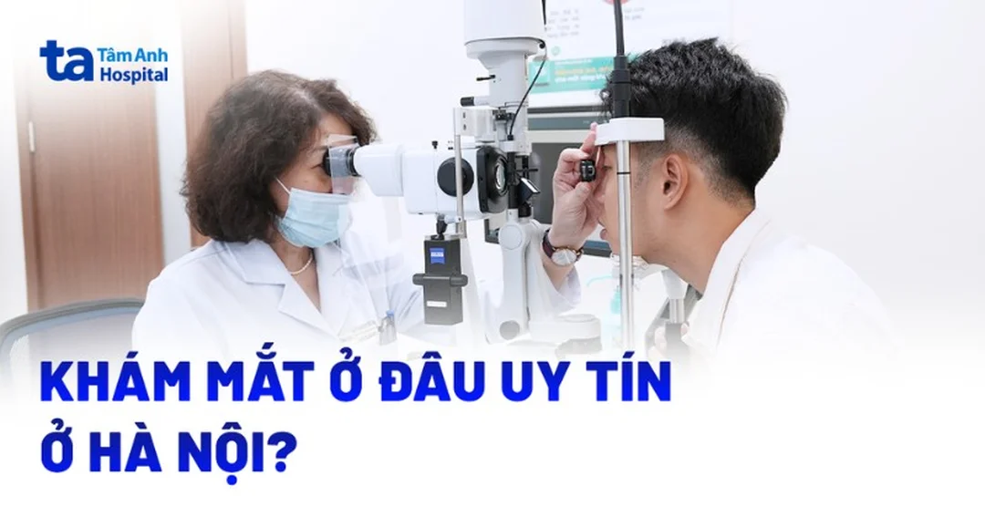 Thiết bị khám mắt trong bài khám mắt cận thị ở đâu tốt nhất hà nội