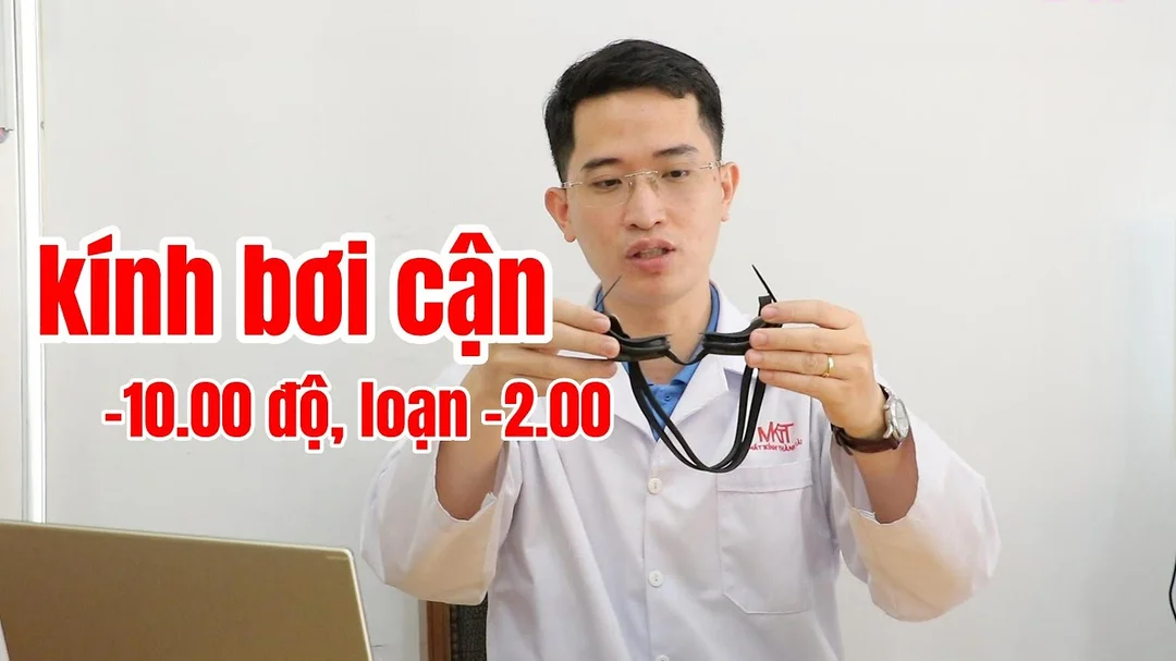 Video hướng dẫn chọn kính bơi cận cho người cận loạn