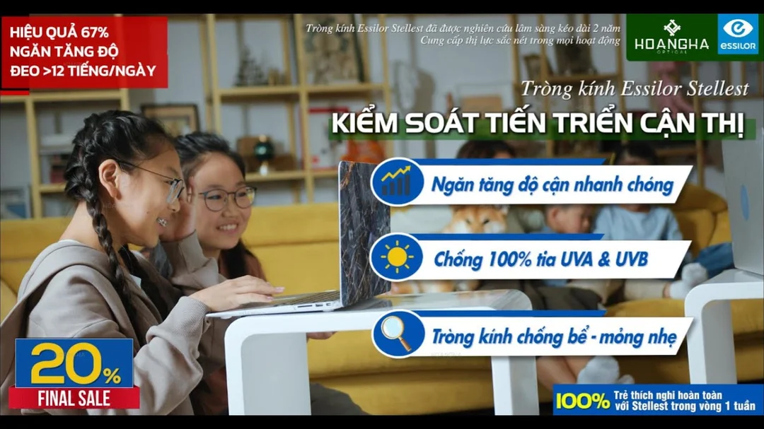 Video kiểm soát tiến triển cận thị ở trẻ em