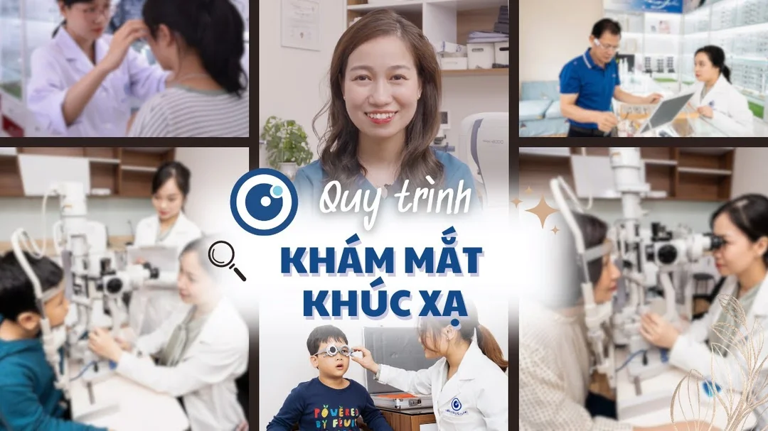 Video quy trình khám khúc xạ mắt