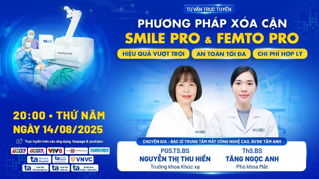 Video tư vấn SMILE Pro và Femto Pro trong phẫu thuật xóa cận
